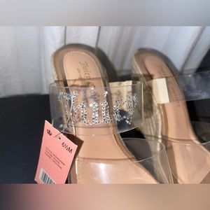 New with tags juicy couture wedges size 6.5
